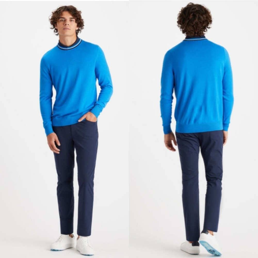 NWT‎ G/FORE Mens Sz L Merino Wool Pullover Long Sleeve Crewneck Jumper Sweater